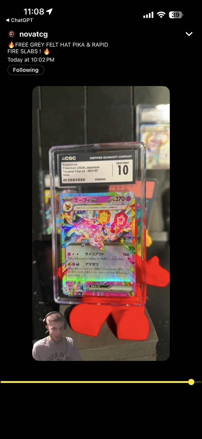Espeon ex — CGC 10