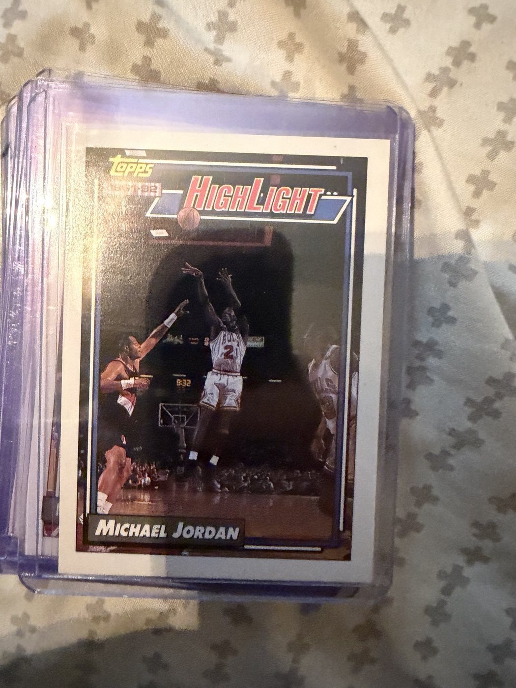 Michael Jordan Topps Highlight Card