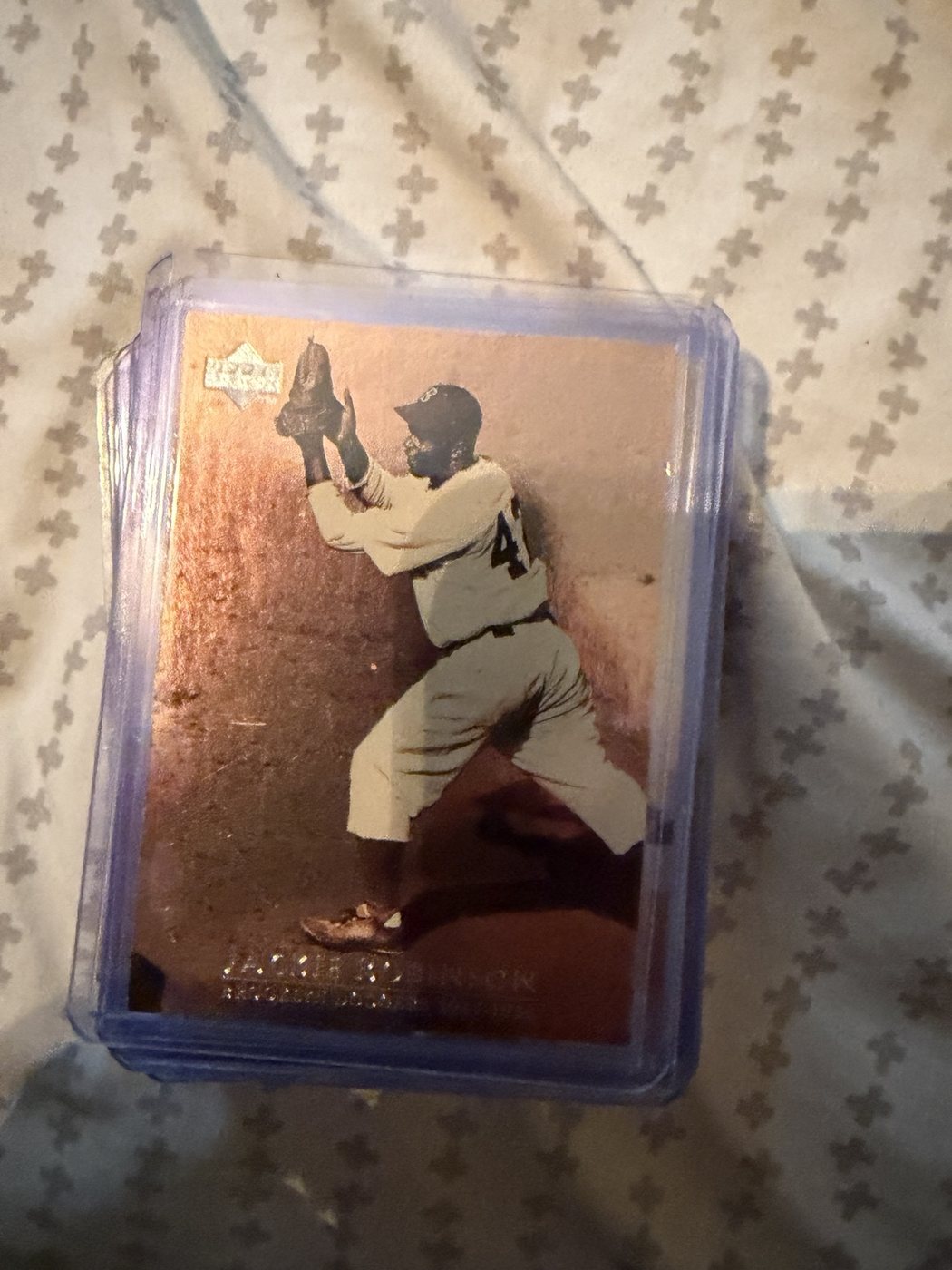 Jackie Robinson Upper Deck Card
